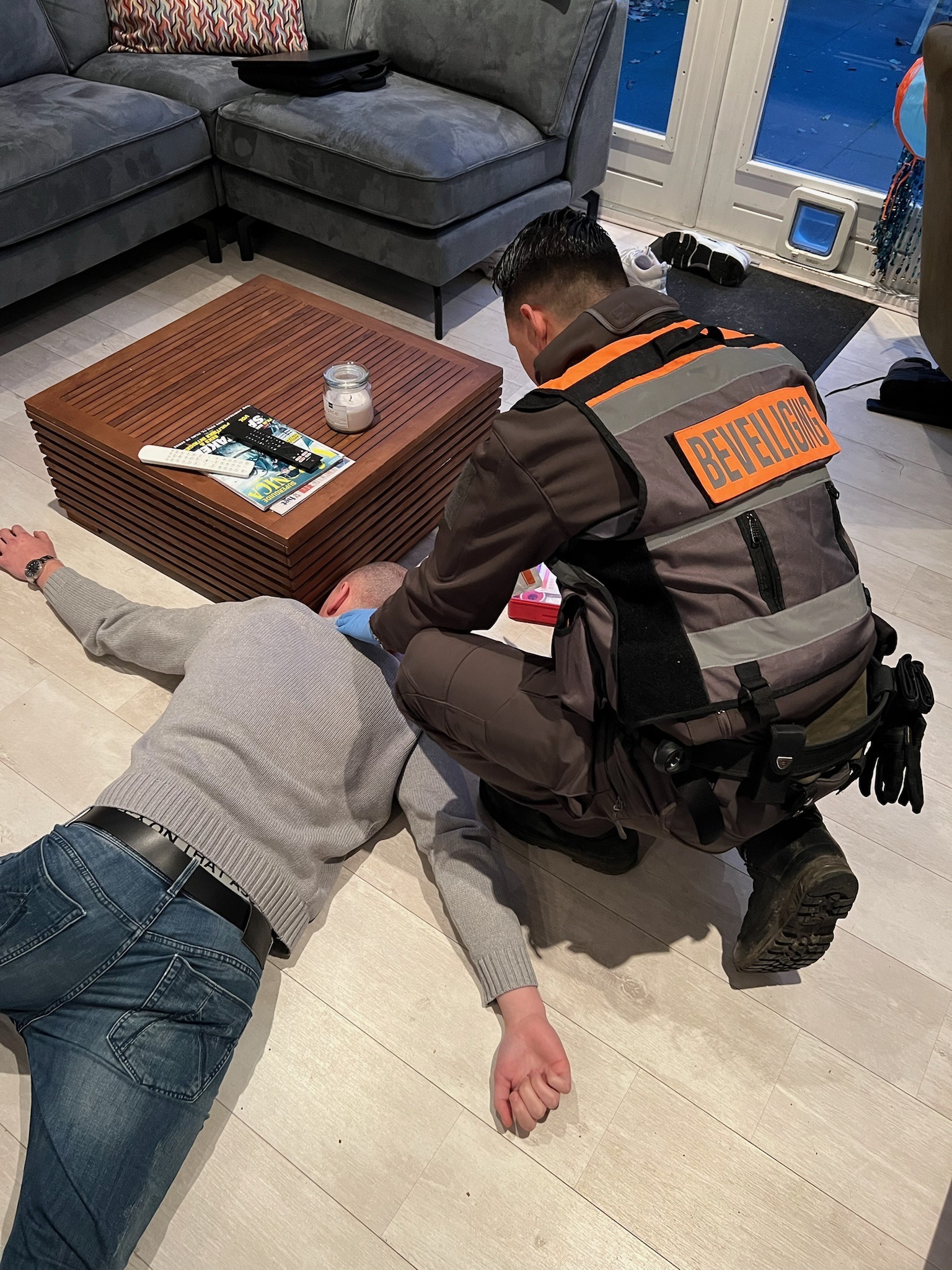 EHBO’er die telefonisch contact heeft met 112