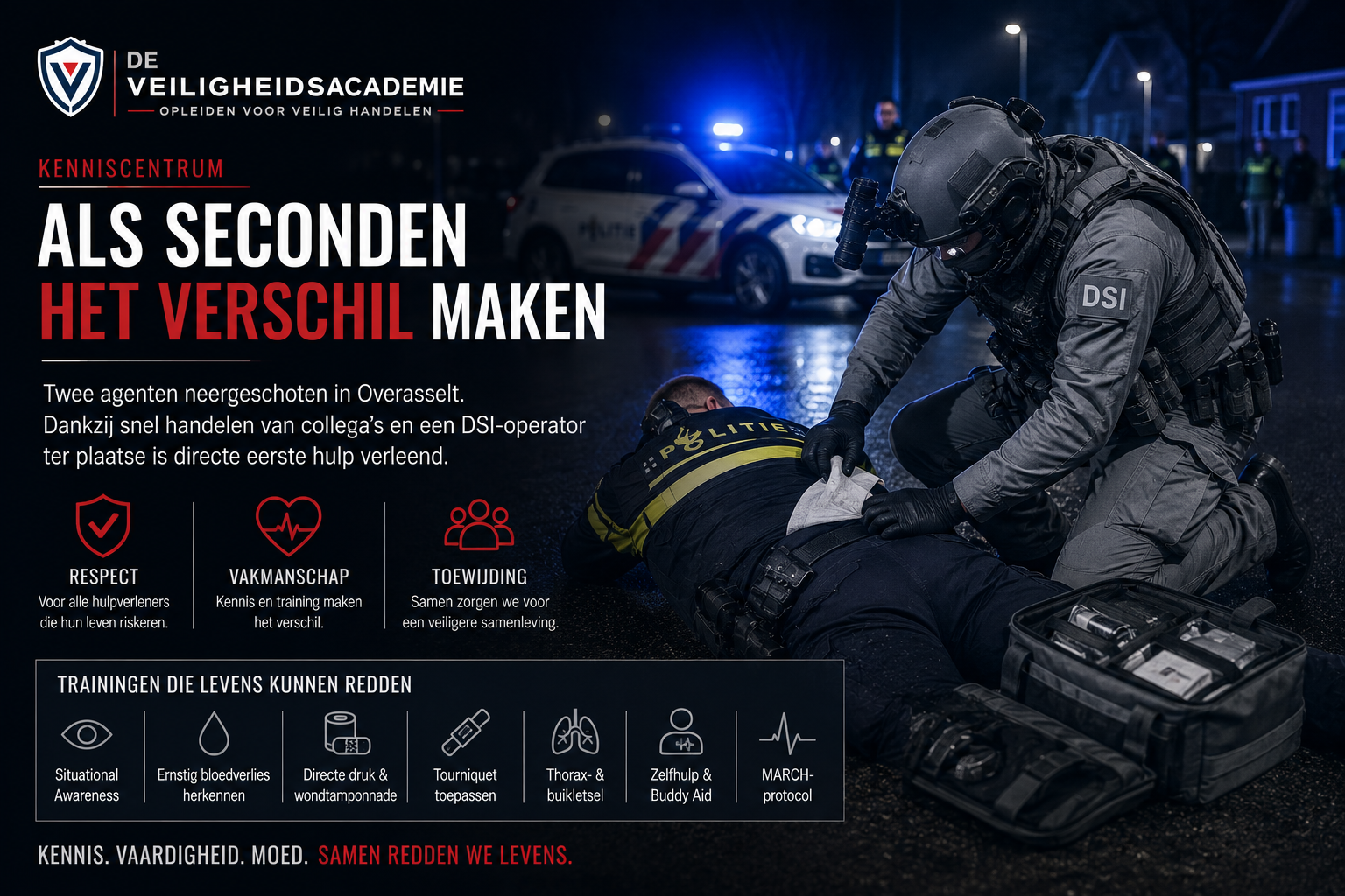 DSI operator helpt politie-collega in Overasselt